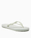 Calvin Klein Flip Flop Deboss Logo Met Kadın Parmak Arası Terlik Milky Green