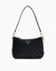 Guess Eco Erica Shoulder Bag Omuz Çantası Coal Logo