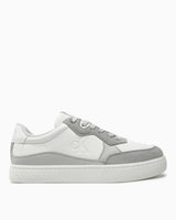 Calvin Klein Classic Cupsole Low Top Sneaker White/Oyster Mushroom/Formal Grey