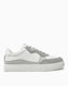 Calvin Klein Classic Cupsole Low Top Sneaker White/Oyster Mushroom/Formal Grey