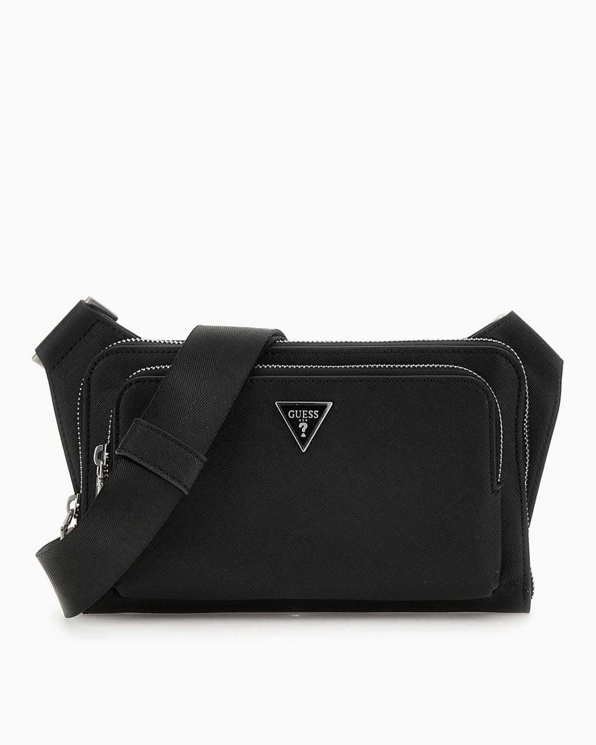 Guess Milano Flat Bel Çantası Black