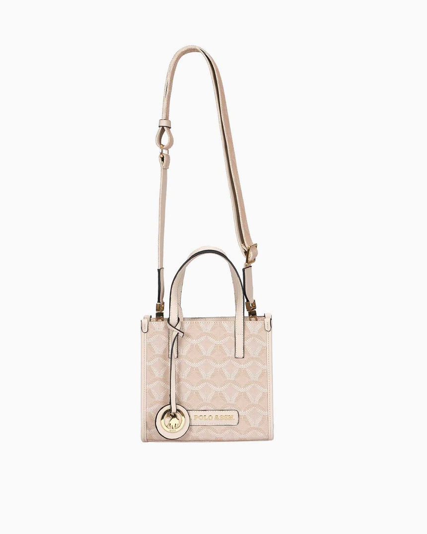 Us Polo Assn Aksesuar Detaylı El Çantası Bej