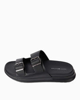 Tommy Hilfiger Density Flat Çift Bantlı Terlik Black