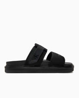 Calvin Klein Double Bar Logolu Sandalet Triple Black