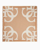 Guess Jacquard Kadın Eşarp Beige