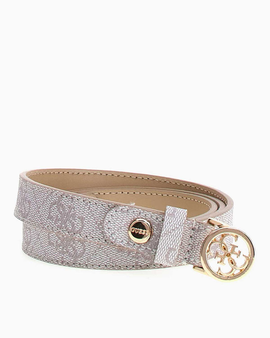 Guess Noelle Monogram Belts Kemer Dove Logo
