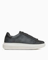 Guess Vibo Cupsole Monogram Sneakers Coal