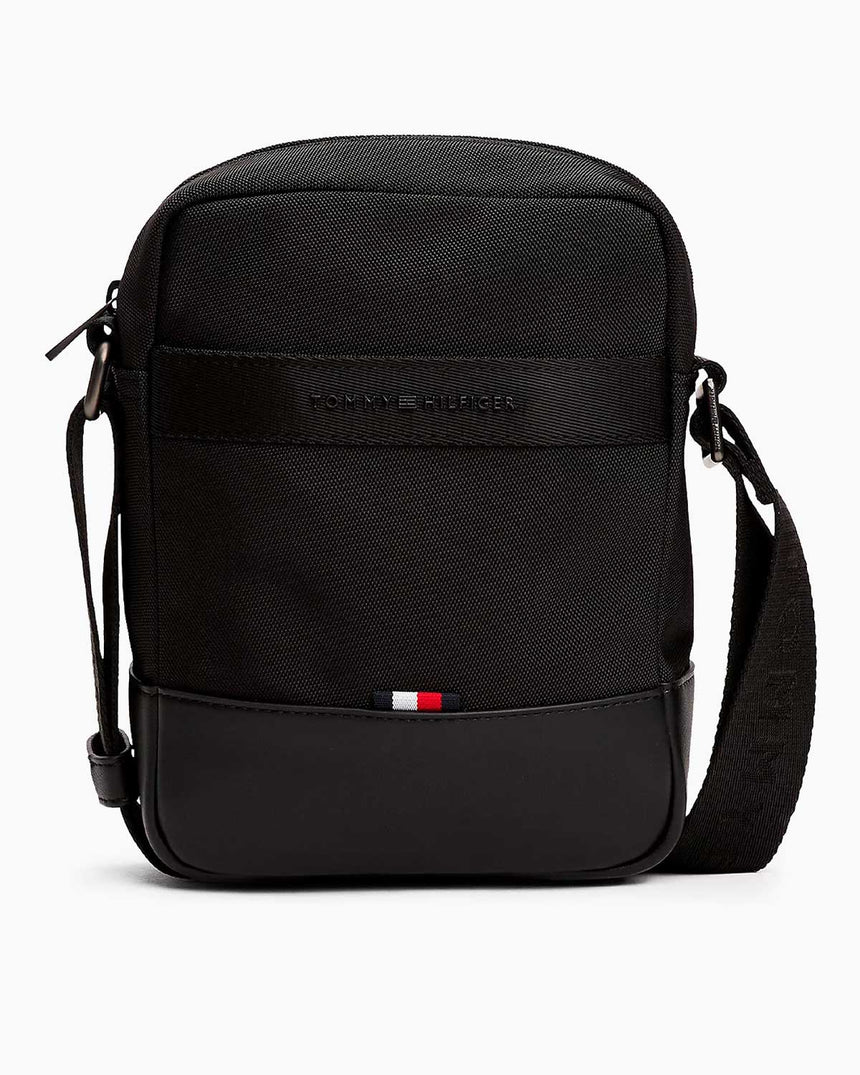 Tommy Hilfiger Mini Naylon Erkek Çapraz Askılı Çanta Black