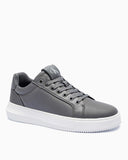 Calvin Klein Jeans Chunky Cupsole Clean Low Top Sneaker Charcoal Grey/Bright White
