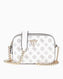 Guess Noelle Zincir Detaylı Çapraz Askılı Çanta White Logo