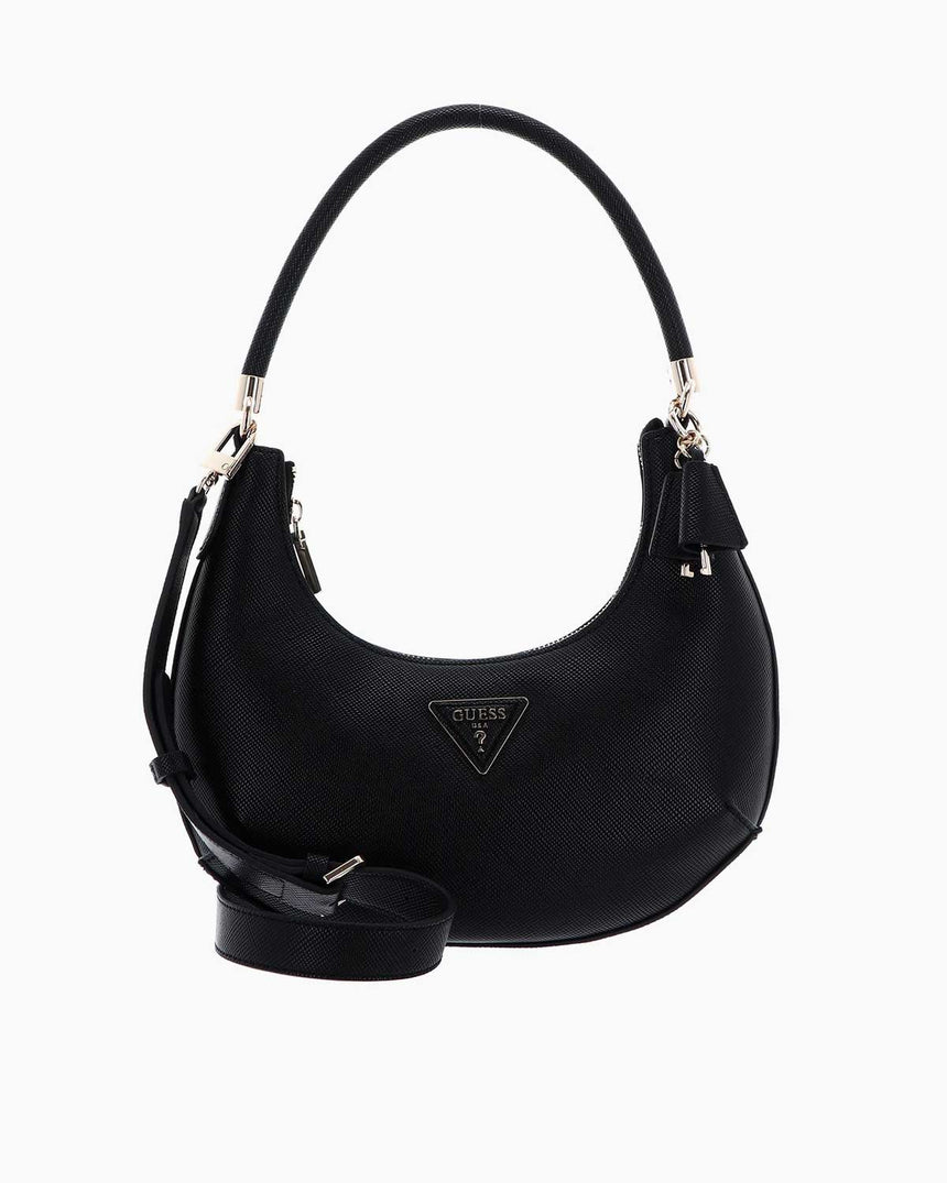 Guess Gizele Small Logolu Omuz Çantası Black