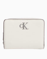 Calvin Klein Minimal Monogram Cüzdan Silver Birch