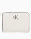 Calvin Klein Minimal Monogram Cüzdan Silver Birch