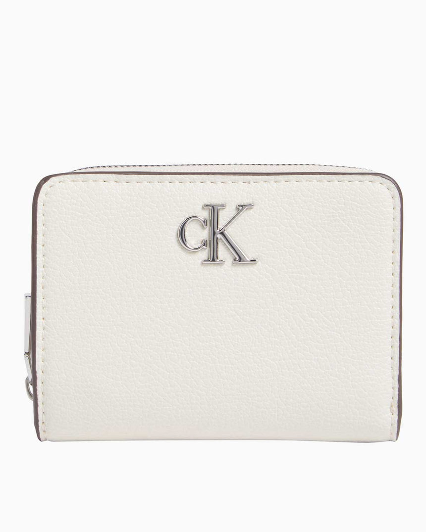 Calvin Klein Minimal Monogram Cüzdan Silver Birch