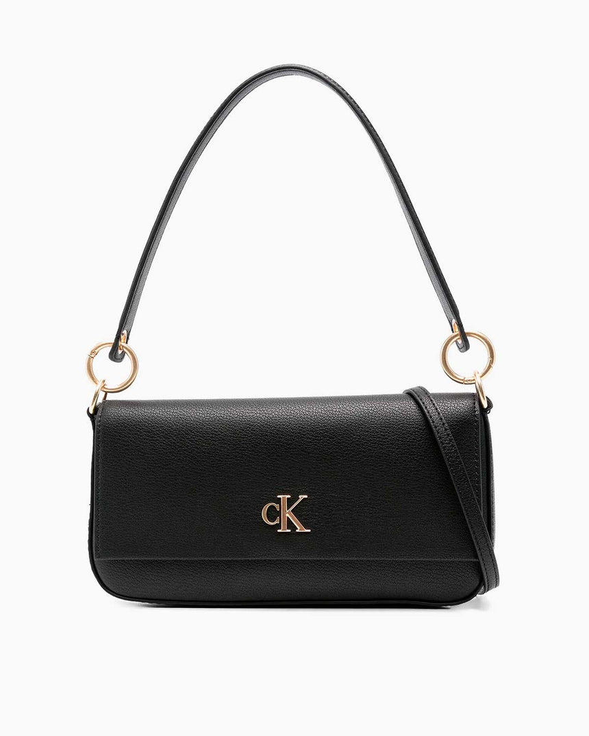 Calvin Klein Minimal Monogramlı Kadın Omuz Çantası Na Black