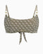 Guess Wired Bağlamalı Bikini Üstü 4G Rustic Olive Aop