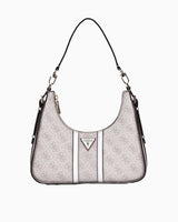 Guess Noreen Top Zip Monogram Omuz Çantası Dove Logo