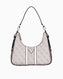Guess Noreen Top Zip Monogram Omuz Çantası Dove Logo