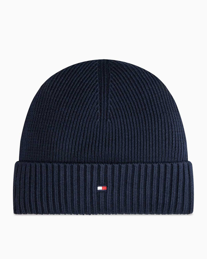 Tommy Hilfiger Flag Cotton Beanie Bere