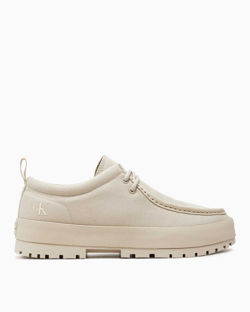 Calvin Klein Lugged Hybrid Lace Up Ayakkabı Triple Eggshell