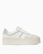Tommy Hilfiger The Greenwich Flatform Tabanlı Kadın Sneaker Ivory/Silver