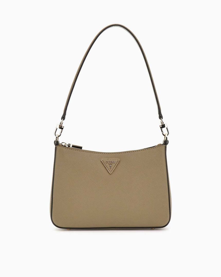 Guess Eco Jazlynn Logolu Omuz Çantası Sage