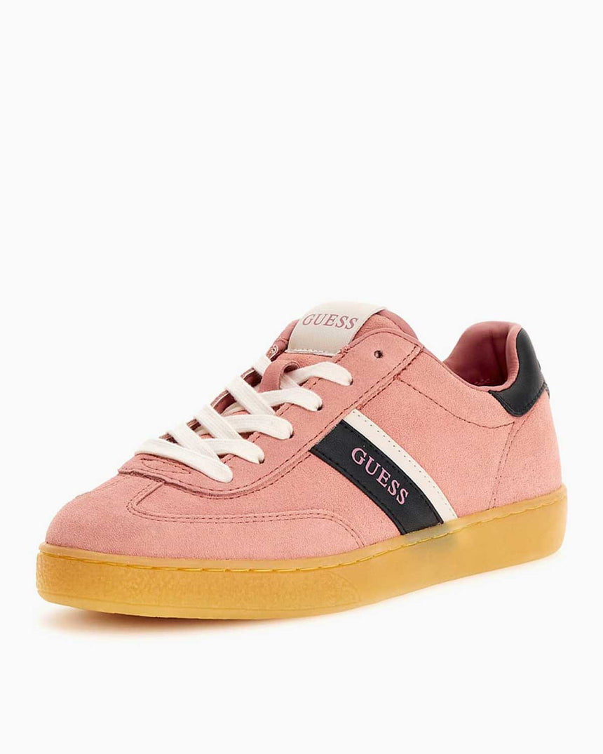 Guess Nolinas Nubuk Deri Sneaker Pink