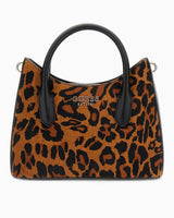 Guess Domitilla Kadın Deri El Çantası Leopard