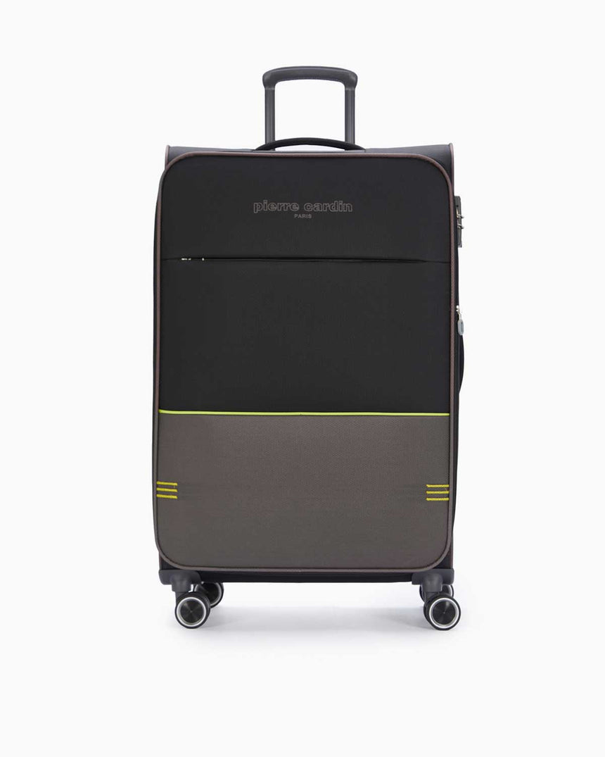 Pierre Cardin Büyük Boy Kumaş Valiz Siyah
