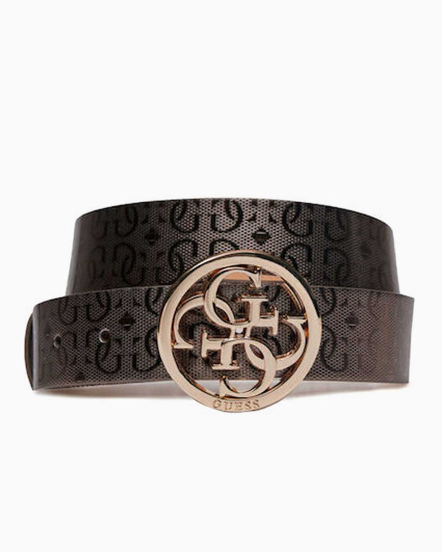 Guess Jania Adjustable Logolu Kemer Pewter