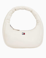 Tommy Hilfiger Pillow Mini Hobo Omuz Çantası Newsprint