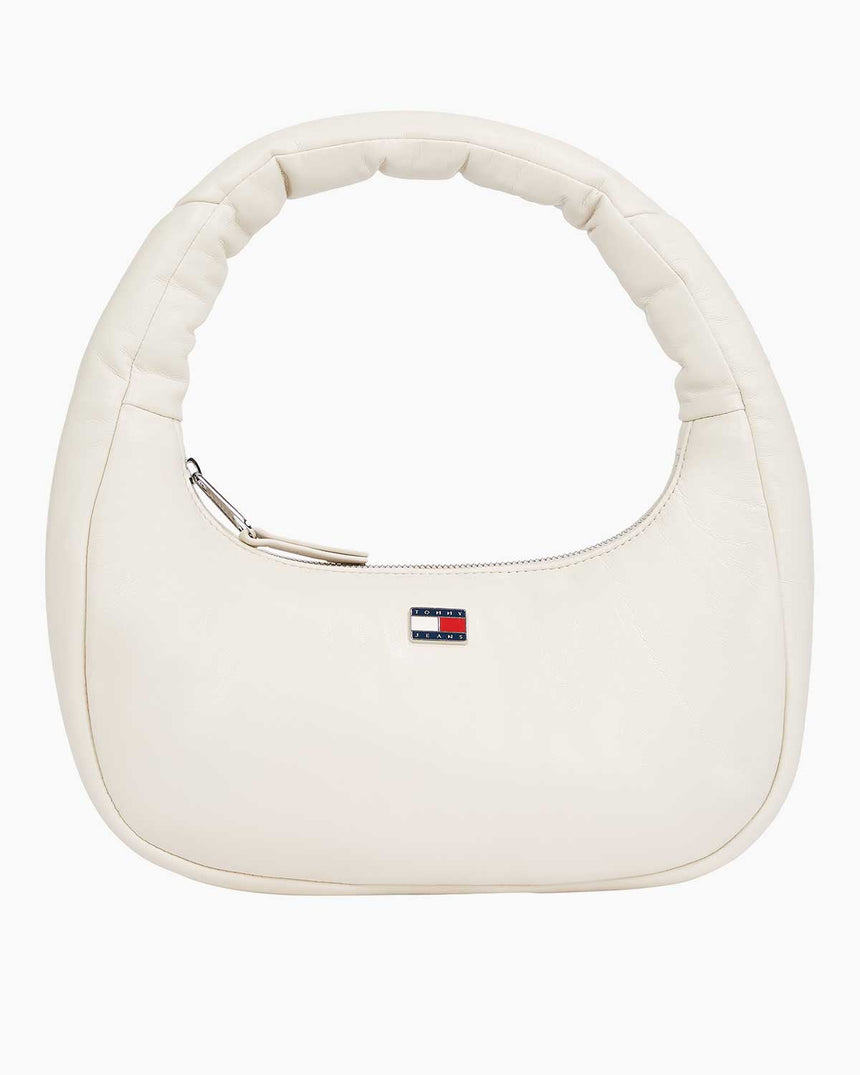 Tommy Hilfiger Pillow Mini Hobo Omuz Çantası Newsprint