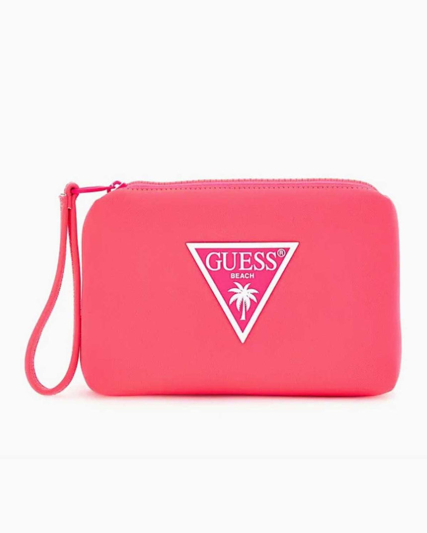 Guess Scuba Pochette Mini Cüzdan Neon Pink