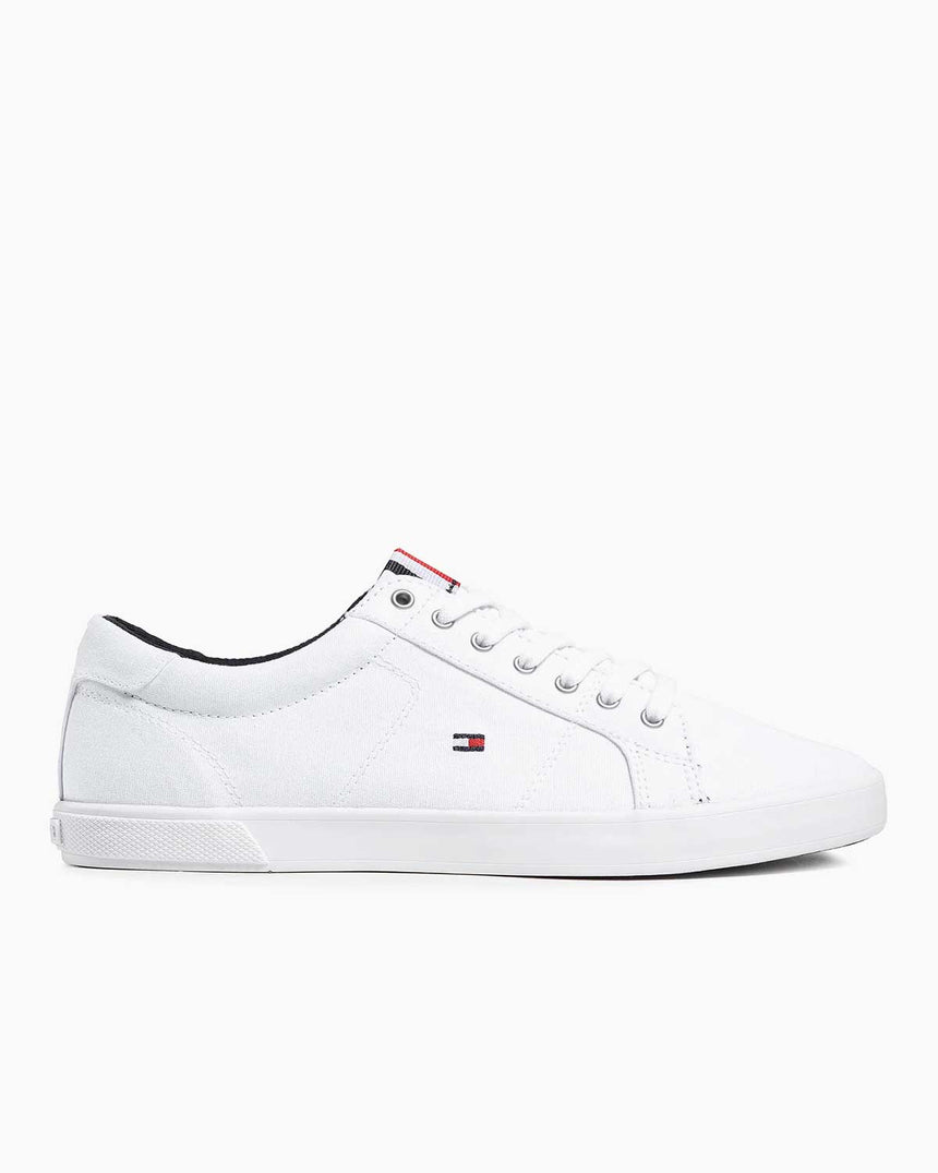 Tommy Hilfiger Iconic Long Lace Sneaker Erkek Ayakkabı Triple White
