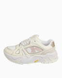 Calvin Klein Chunky Runner Vibram Low Top Sneakers Bright White/Travertine/W Pink