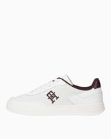 Tommy Hilfiger Heritage Logolu Sneaker White/Burgundy Velvet