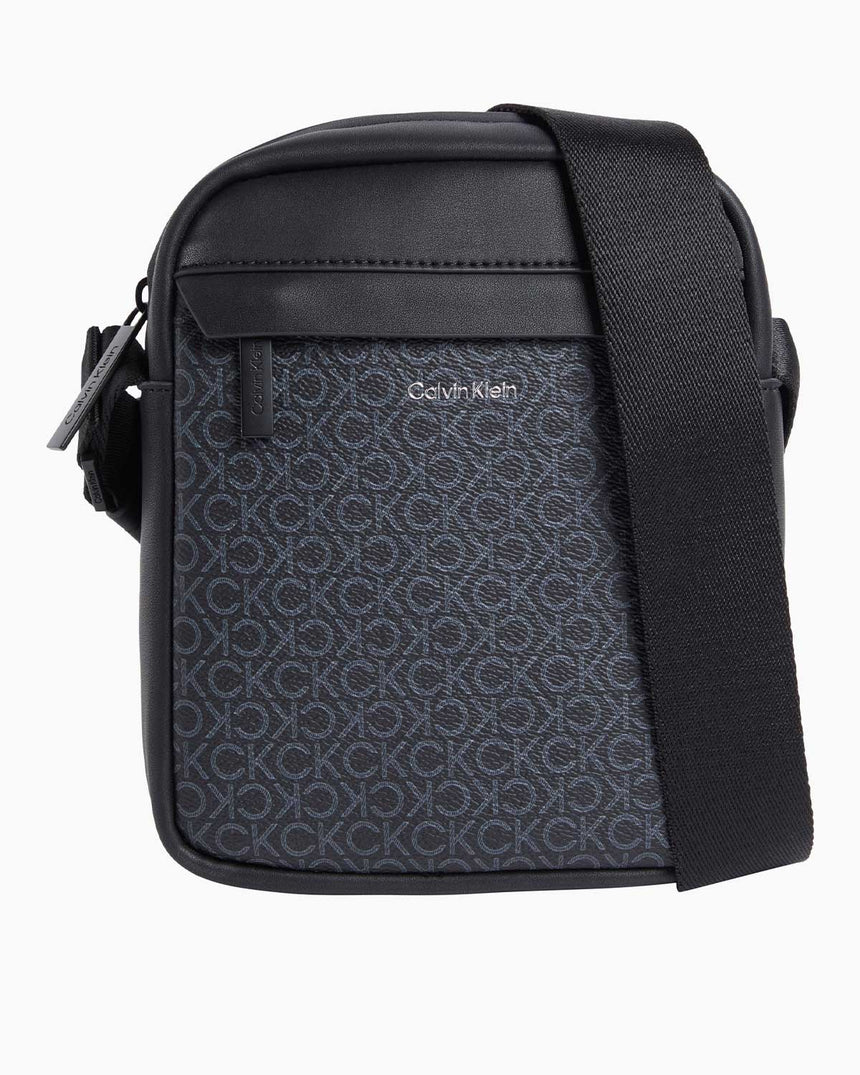 Calvin Klein Must Reporter Mono Çapraz Askılı Çanta Classic Mono Black