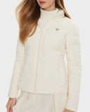 Guess Solid Kadın Aktif Şişme Mont Dove White