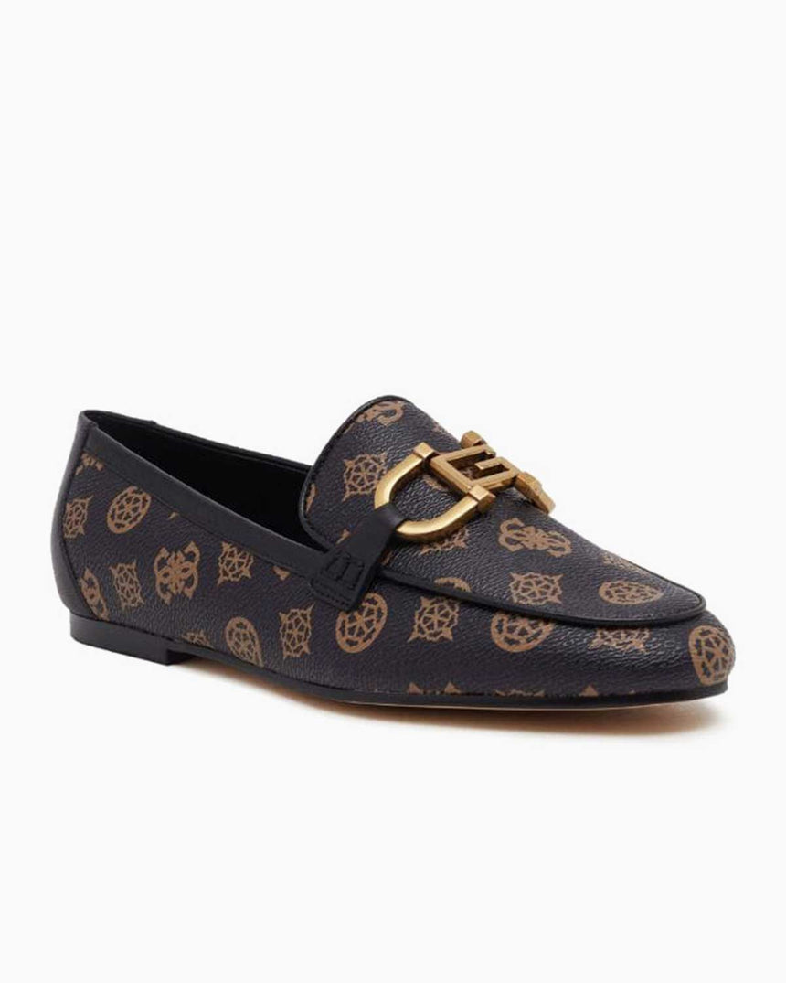 Guess Monogram Casual Shoes Ayakkabı Brown