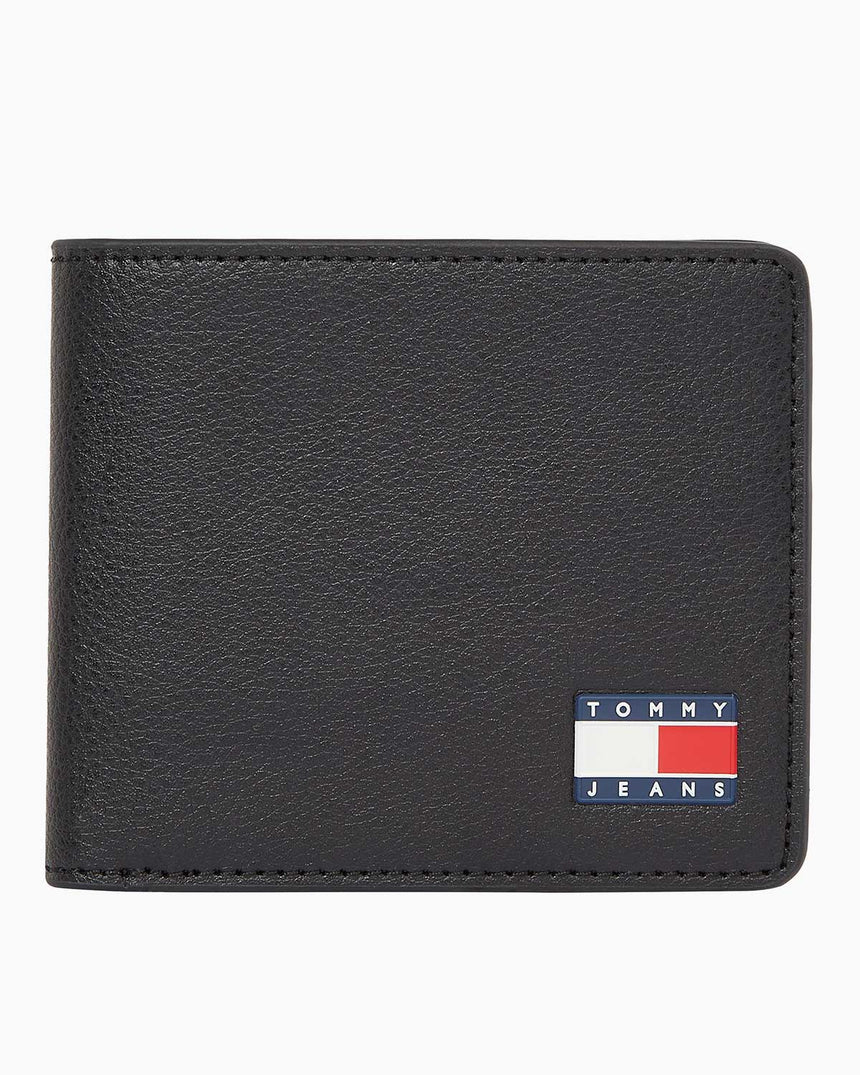 Tommy Hilfiger Heritage Leather Cc Wallet Cüzdan Black