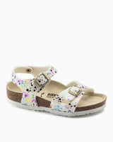 Birkenstock Rio Kids MF Kız Çocuk Terliği Confetti White Pop