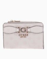 Guess Arlena Logo Zip Around Medium Cüzdan Taupe Logo