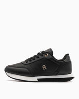 Tommy Hilfiger Elevated Essent Runner Monogram Kadın Sneaker Black