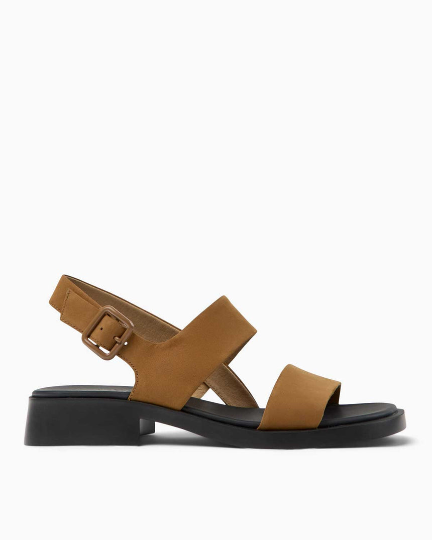 Camper Deri Sandalet Kahverengi