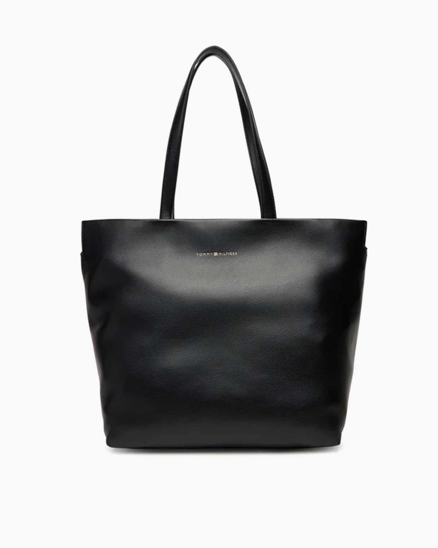 Tommy Hilfiger Logotape Kadın Tote Çanta Black