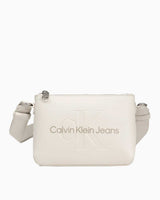 Calvin Klein Jeans Sculpted Camera Pouch Çapraz Askılı Çanta Eggshell