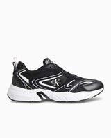 Calvin Klein Retro Tennis Logo Detaylı Sneakers Black/Bright White