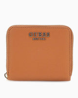 Guess Laurel II Küçük Boy Fermuarlı Kadın Cüzdan Cognac