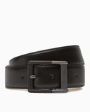 Calvin Klein Klasik Tokalı 38mm Erkek Kemer Black/Black & Matte Gunmetal