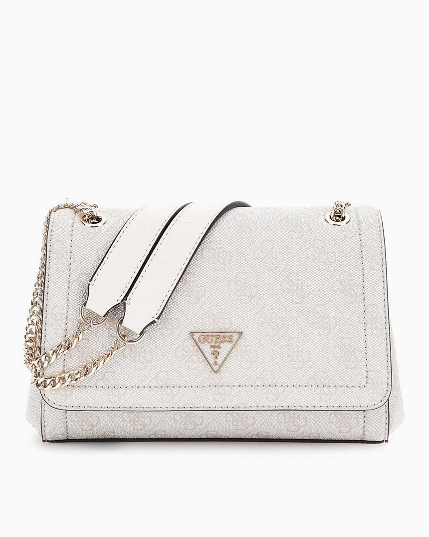 Guess Noelle Convertible Satchel Çapraz Askılı Çanta Blue Bonnet